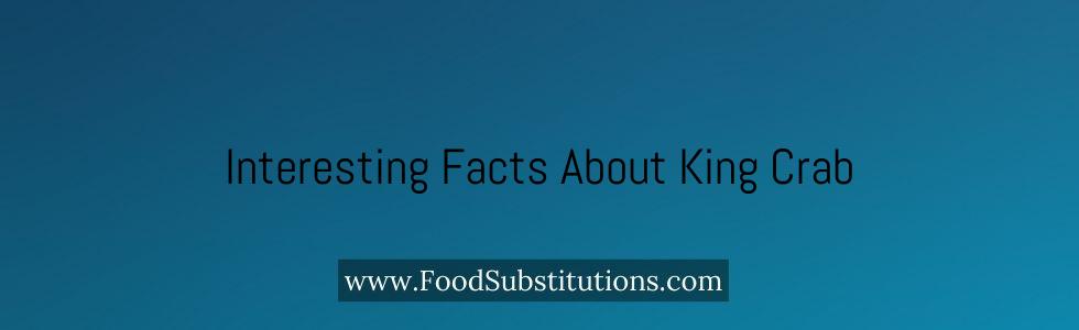 Interesting Facts About King Crab