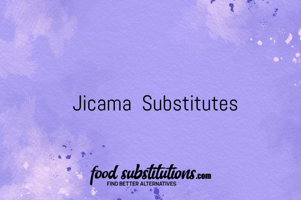 Jicama Substitutes