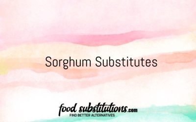 Sorghum Substitute – Replacements And Alternatives