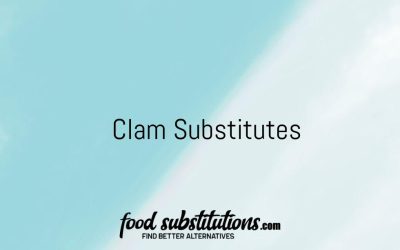 Clam Substitute – Replacements And Alternatives