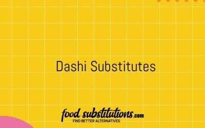 Dashi Substitute – Replacements And Alternatives