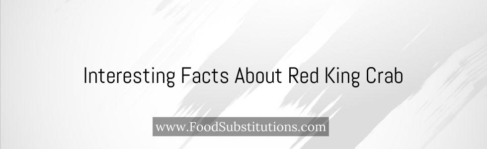 Interesting Facts About Red King Crab